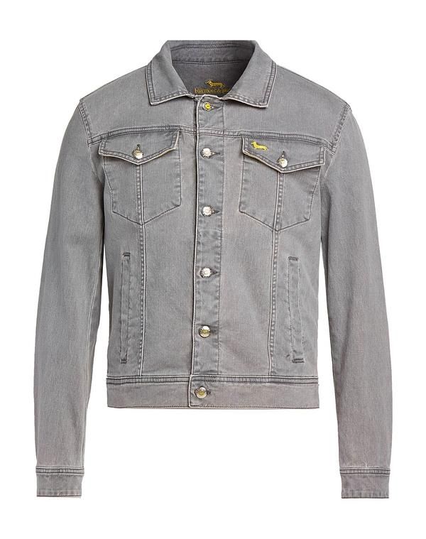 ハーモント ブレイン メンズ アウター ジャケット・ブルゾン デニムブルゾン HARMONT BLAINE Gray グレー