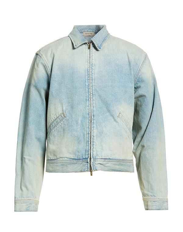 フィアオブゴッド メンズ アウター ジャケット・ブルゾン デニムブルゾン FEAR OF GOD Light Blue ブルー