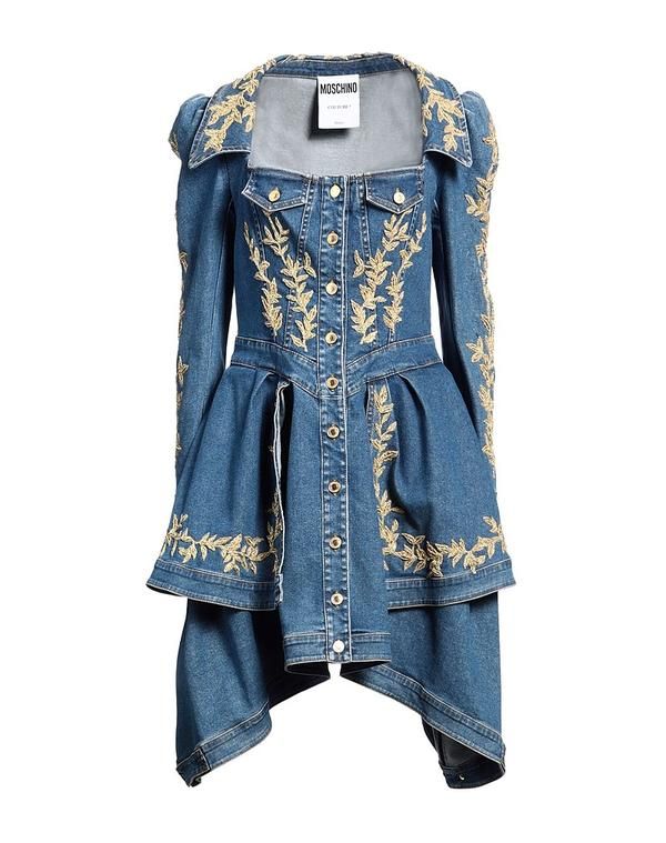 モスキーノ レディース トップス ワンピース MOSCHINO Blue ブルー
