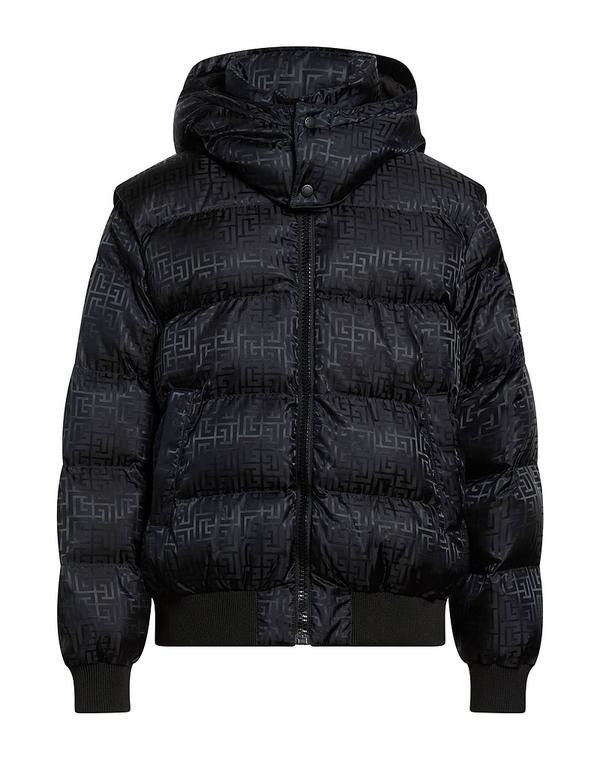 バルマン メンズ アウター ジャケット・ブルゾン パファージャケット BALMAIN Black ブラック 221,400円
