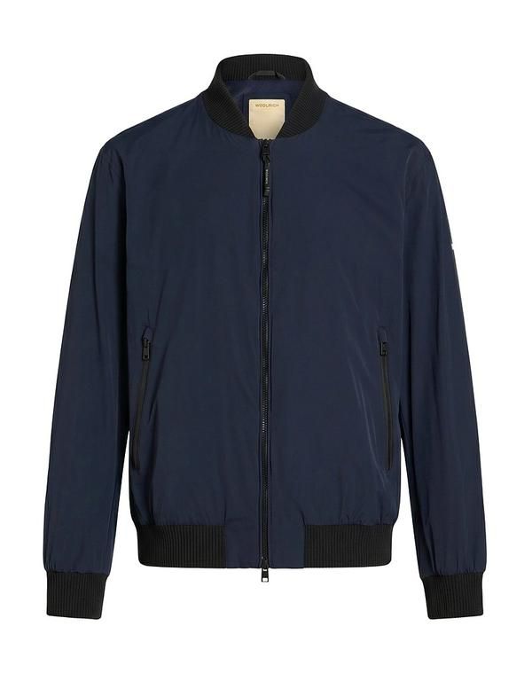 ウール リッチ メンズ アウター ジャケット・ブルゾン ボンバージャケット WOOLRICH Navy ネイビー