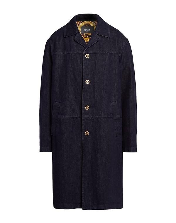 ヴェルサーチ メンズ アウター ジャケット・ブルゾン デニムブルゾン VERSACE Blue ブルー