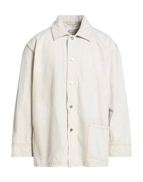 マルタンマルジェラ メンズ アウター ジャケット・ブルゾン デニムブルゾン MAISON MARGIELA Off White オフホワイト