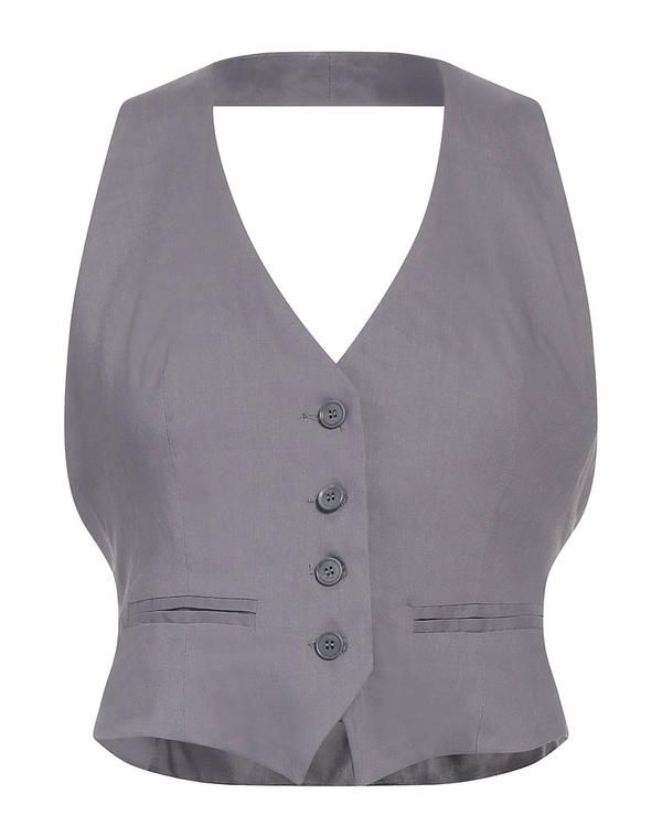 ユッカ レディース トップス ベスト ジレ JUCCA Gray グレー