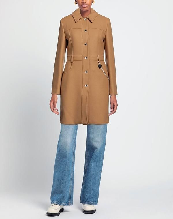 LOVE MOSCHINO ラブモスキーノ ベルテッドコート　着丈116cm ラブ モスキーノ レディース アウター コート LOVE MOSCHINO Camel