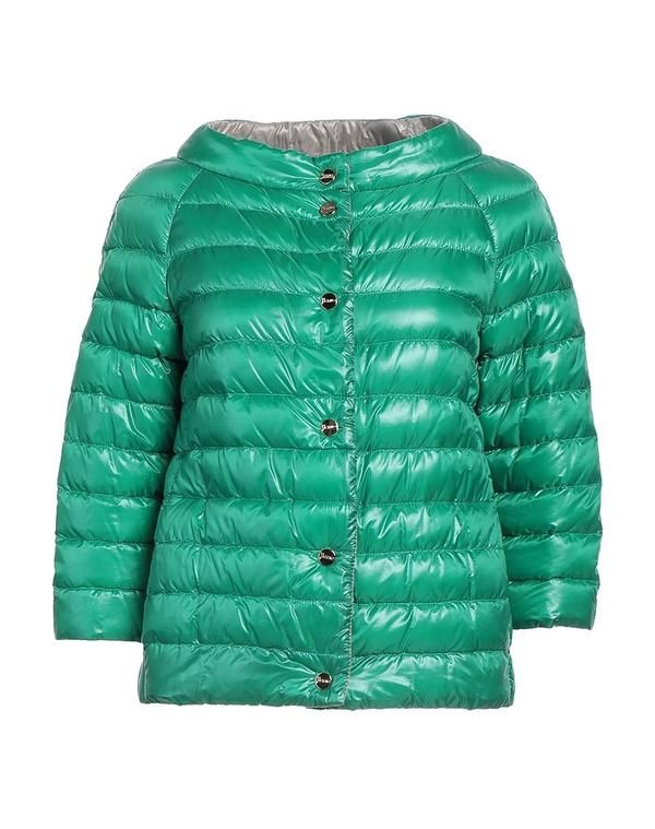 ヘルノ レディース アウター ジャケット・ブルゾン パファージャケット HERNO Green グリーン