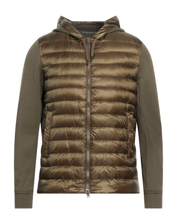 ヘルノ メンズ アウター ジャケット・ブルゾン パファージャケット HERNO Military Green グリーン