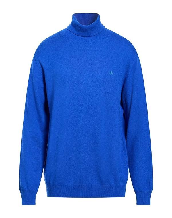 ハーモント ブレイン メンズ アウター ニット・セータートルネック HARMONT BLAINE Bright Blue ブルー