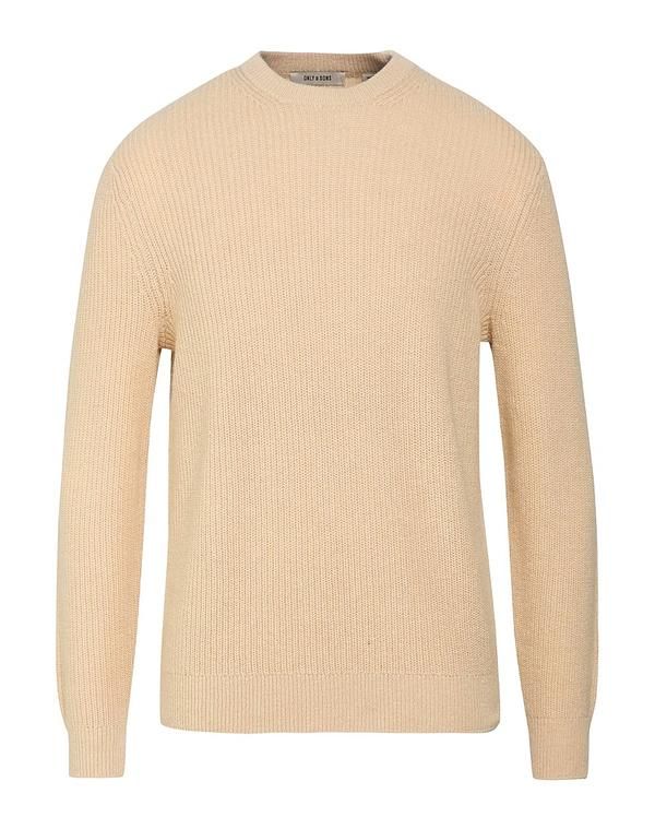オンリーアンドサンズ メンズ トップス シャツ プルオーバー ONLY SONS Beige ベージュ
