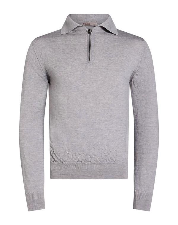 ヘルノ メンズ アウター ニット・セータートルネック HERNO Light Gray グレー