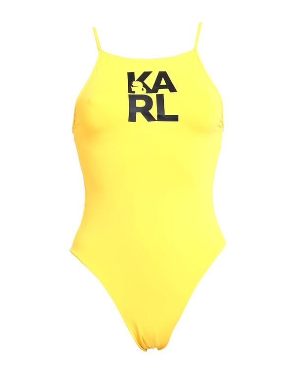 カール ラガーフェルド レディース 水着 ボトムスのみ スイムウェア KARLAGERFELD Yellow イエロー
