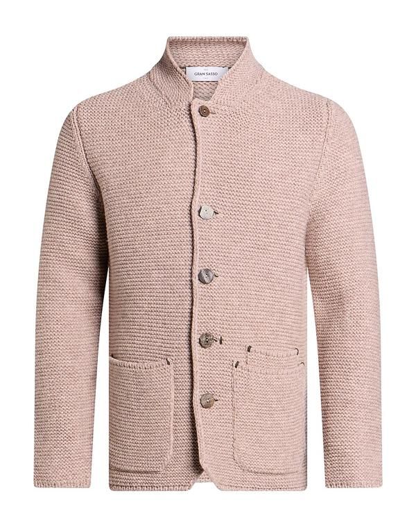 グランサッソ メンズ アウター カーディガン GRAN SASSO Beige ベージュ