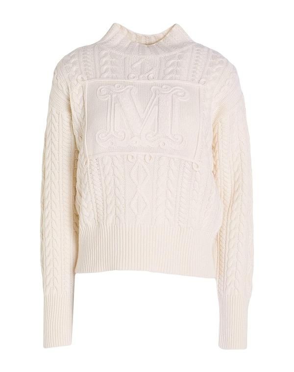 マックスマーラ レディース アウター ニット・セータートルネック MAX MARA Off White オフホワイト