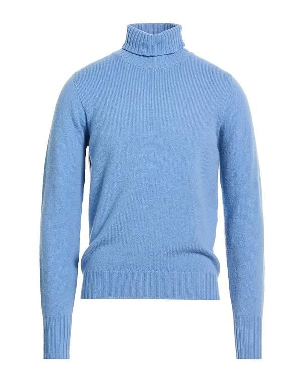 ドルモア メンズ アウター ニット・セータートルネック DRUMOHR Light Blue ブルー