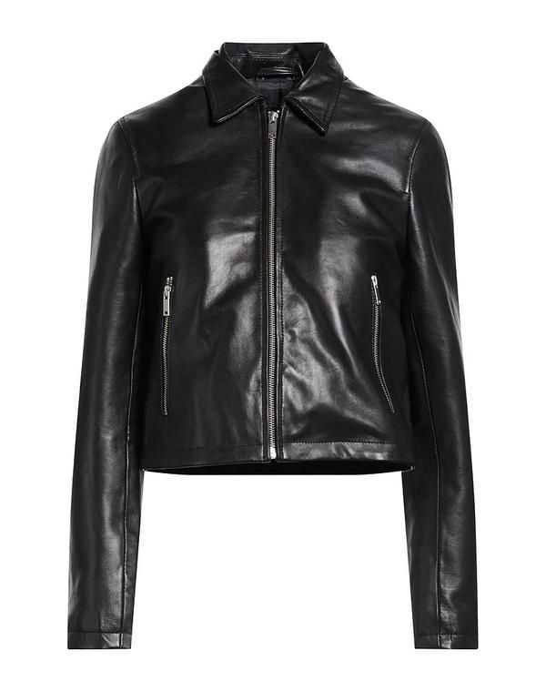 ボロンガロトレバー レディース アウター ジャケット・ブルゾン レザーブルゾン BOLONGARO TREVOR Black ブラック