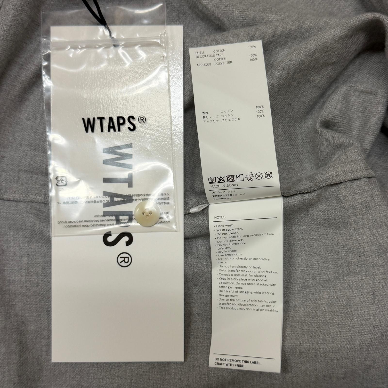 WTAPS 26SS LEAGUE / SS / COTTON. TWILL ベースボールシャツ ダブル