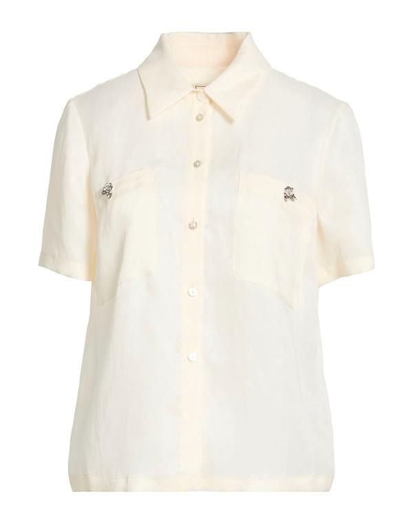 ブルマリン レディース トップス シャツ BLUMARINE Ivory アイボリー