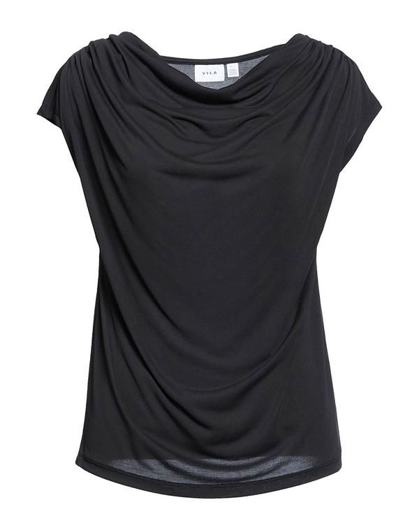 ヴィラ レディース トップス シャツ VILA Black ブラック