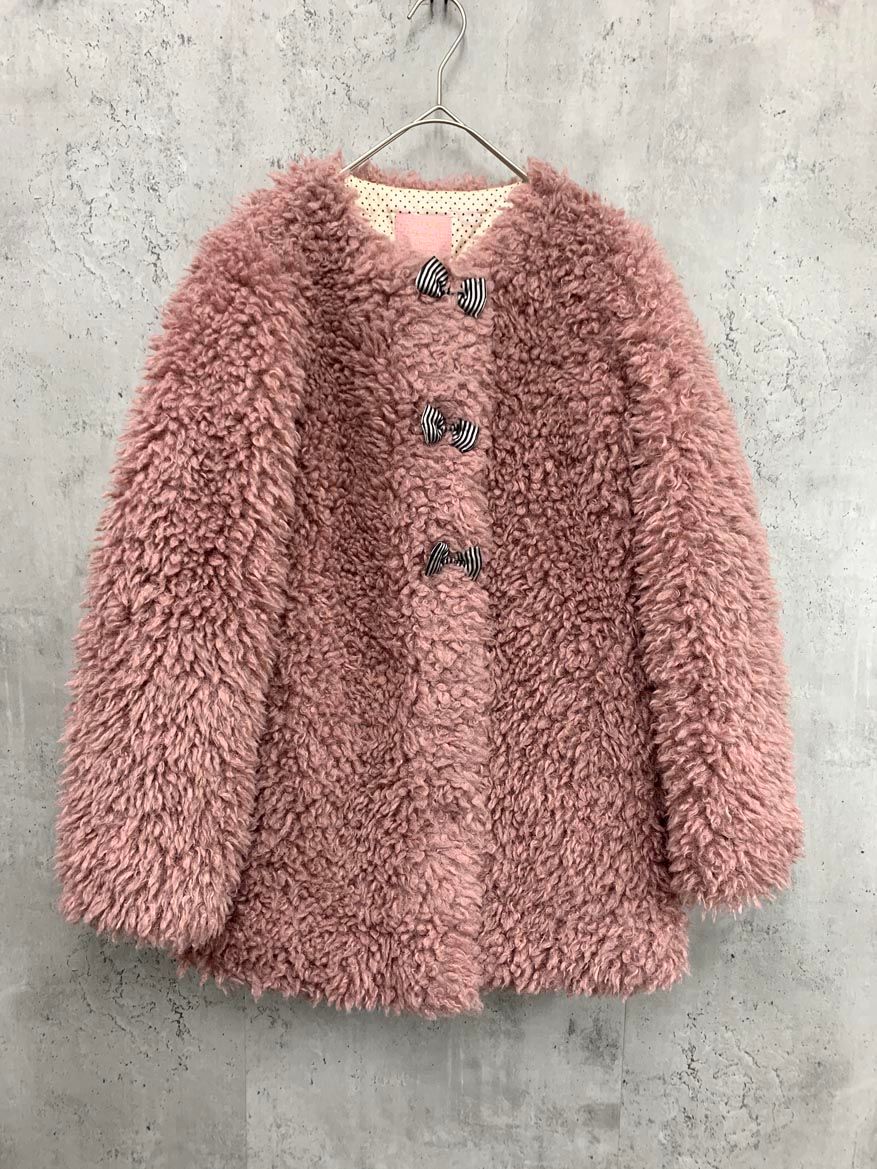専用☆シャーリーテンプル うさぎ ボア コート ジャケット S ピンク 