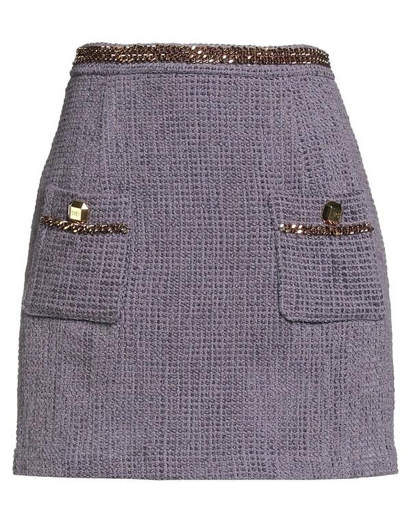 エリザベッタフランキ レディース ボトムスカート ELISABETTA FRANCHI Lilac ライラック