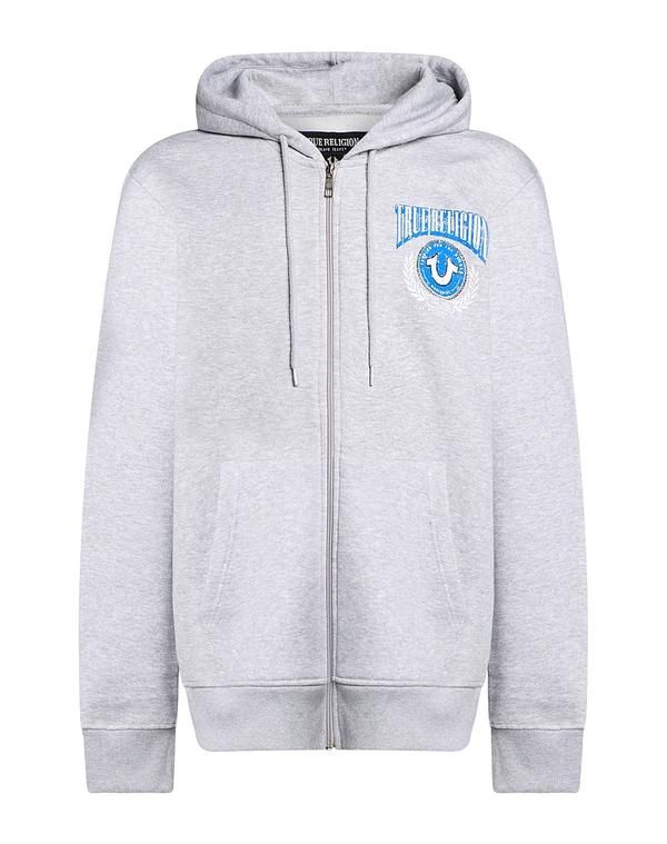 トゥルーレリジョン メンズ アウター パーカー・スウェット TRUE RELIGION Light Gray グレー