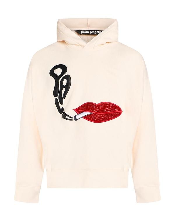 パーム・エンジェルス メンズ アウター パーカー・スウェット PALM ANGELS Off White オフホワイト