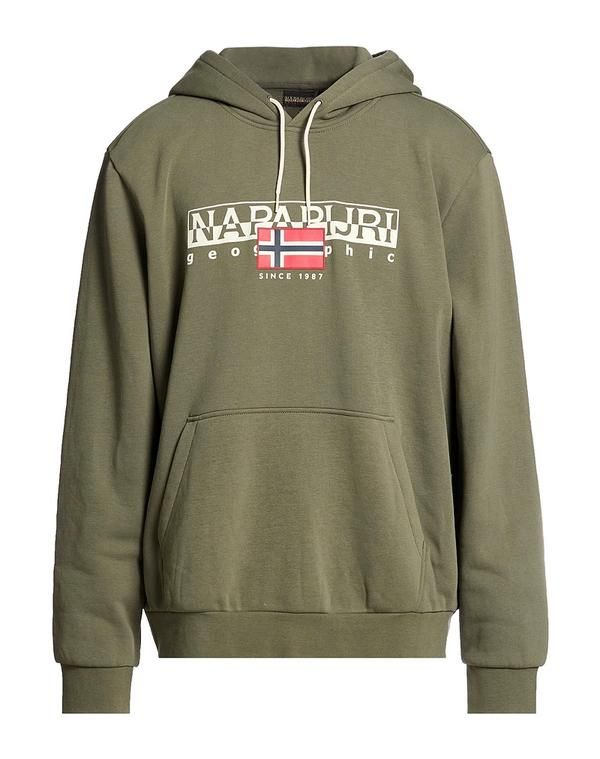ナパピリ メンズ アウター パーカー・スウェット NAPAPIJRI Military Green グリーン