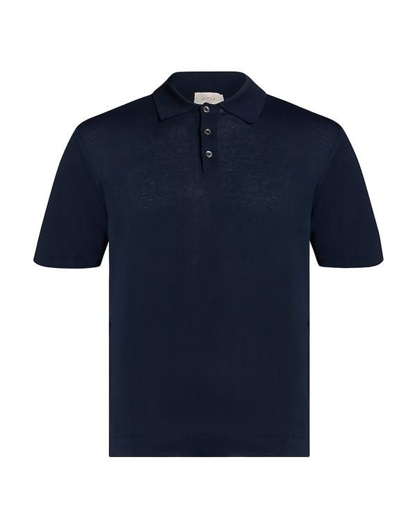 アルテア メンズ トップス ポロシャツ ALTEA Navy ネイビー