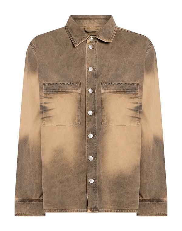 ミスビヘイブ メンズ トップス シャツ MISBHV Khaki カーキ
