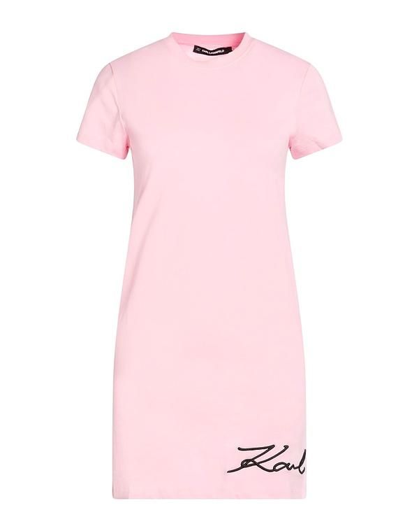 カール ラガーフェルド レディース トップス ワンピース サマードレス KARLAGERFELD Pink ピンク