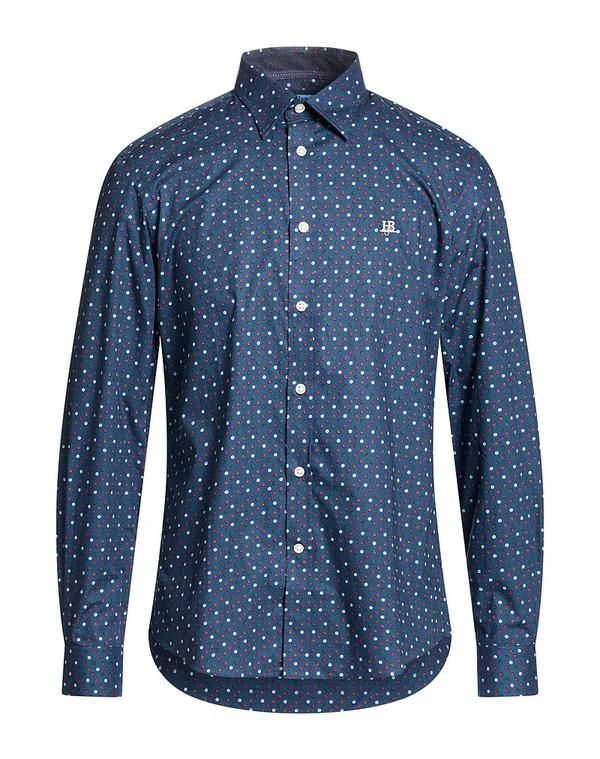 ハーモント ブレイン メンズ トップス シャツ HARMONT BLAINE Midnight Blue ブルー