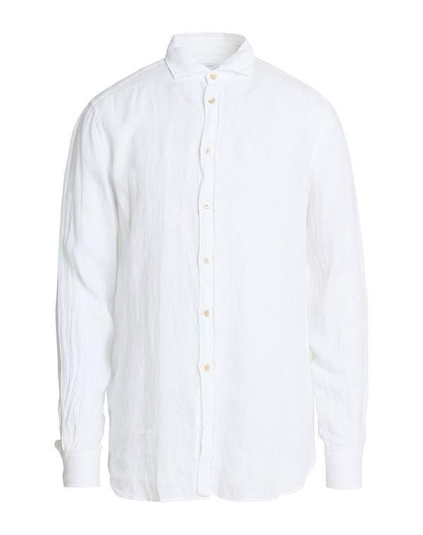 ボリオリ メンズ トップス シャツ BOGLIOLI White ホワイト 50,880円