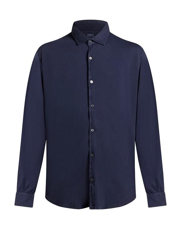 フェデーリ メンズ トップス シャツ FEDELI Navy ネイビー 45,370円