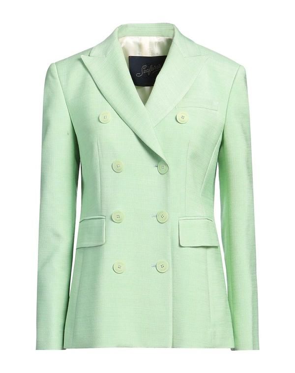 シーフェア レディース アウター ジャケット・ブルゾン テーラードジャケット SEAFARER Light Green グリーン