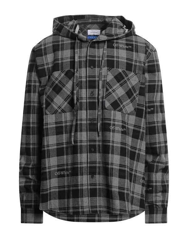 オフホワイト メンズ トップス シャツ OFFWHITE Gray グレー