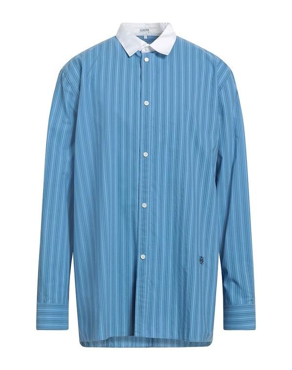 ロエベ メンズ トップス シャツ LOEWE Azure Blue ブルー