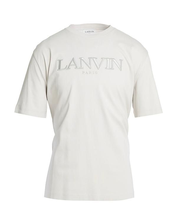 ランバン メンズ トップス Tシャツ LANVIN Light Gray グレー