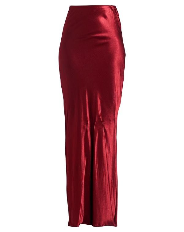 アン ドゥムルメステール レディース ボトムスカート ANN DEMEULEMEESTER Bordeaux