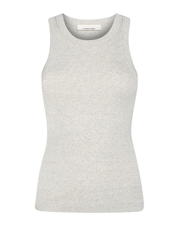リビアナコンティ レディース トップス シャツ タンクトップ LIVIANA CONTI Light Gray グレー