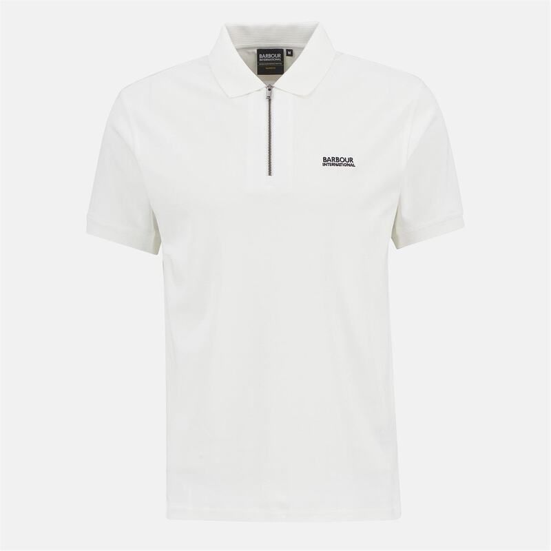 バブアー メンズ トップス ポロシャツ Barbour International Innes Polo Shirt White WH32 ホワイト
