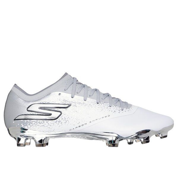 スケッチャーズ メンズ シューズ スニーカー ブーツ Skechers Razor 15 Elite Firm Ground Football Boots WhiteSilver ホワイト