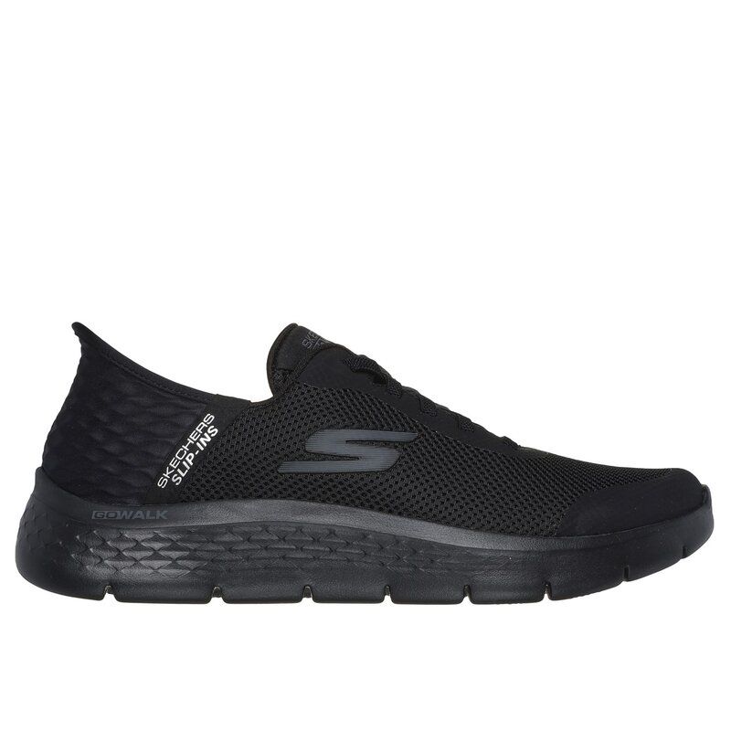 スケッチャーズ メンズ シューズ スニーカー Skechers SlipIns Go Walk Flex Hands Up Black ブラック