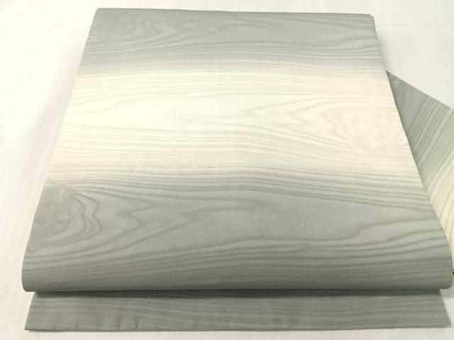 平和屋着物●塩瀬　九寸名古屋帯　作家物　杢目文様　正絹　逸品　CABK4523vp 22,152円