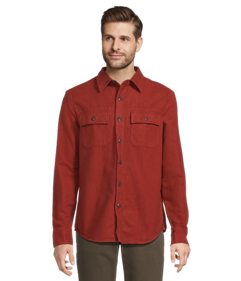 エルエルビーン メンズ トップス シャツ LLBean Signature 1933 Chamois Cloth Shirt Dark Russet 18,536円