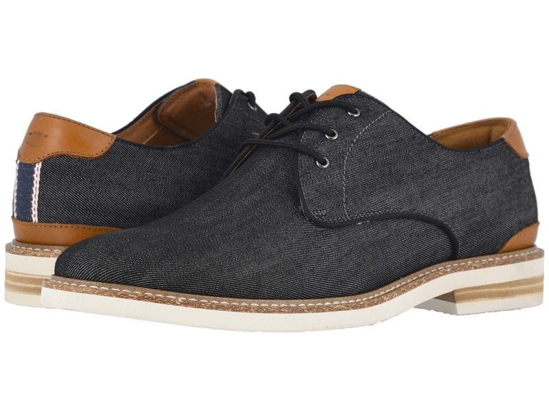 フローシャイム メンズ シューズ オックスフォード Florsheim Highland Canvas Plain Toe Oxford Blalck CanvasW