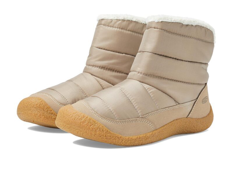 キーン レディース シューズ ブーツ・レインブーツ ダウン KEEN Howser Lite Foldown TimberwolfPlaza Taupe トープ