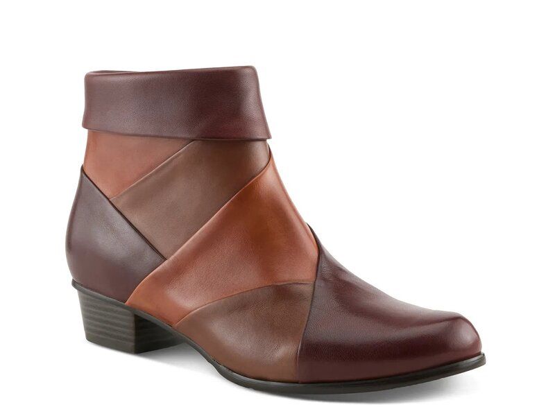 スプリングステップ レディース シューズ ブーツ・レインブーツ Spring Step Mayvilla Bootie CamelMulticolor キャメル