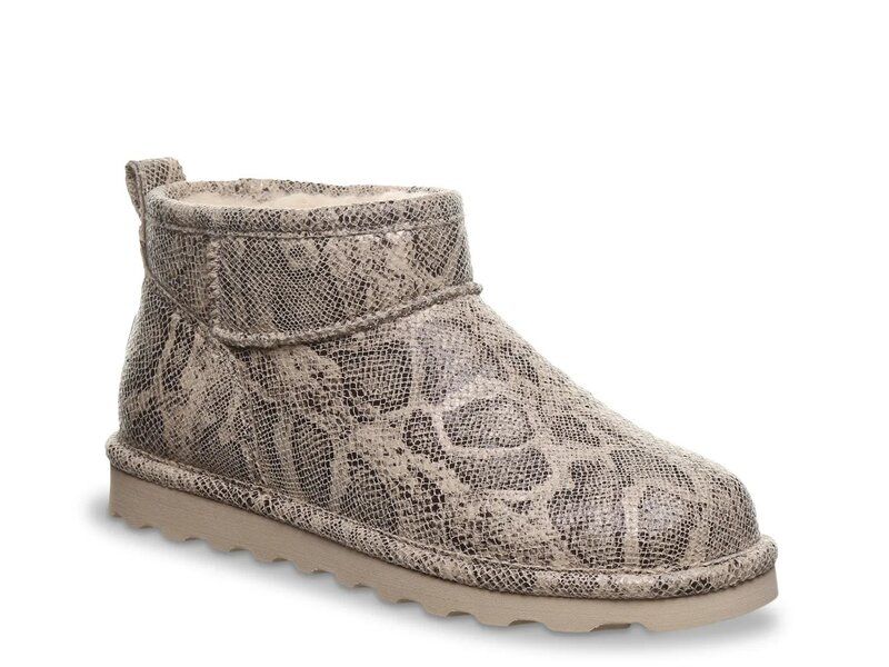 ベアパウ レディース シューズ ブーツ・レインブーツ Bearpaw Shorty Exotic Bootie Beige Snake Print ベージュ 16,132円