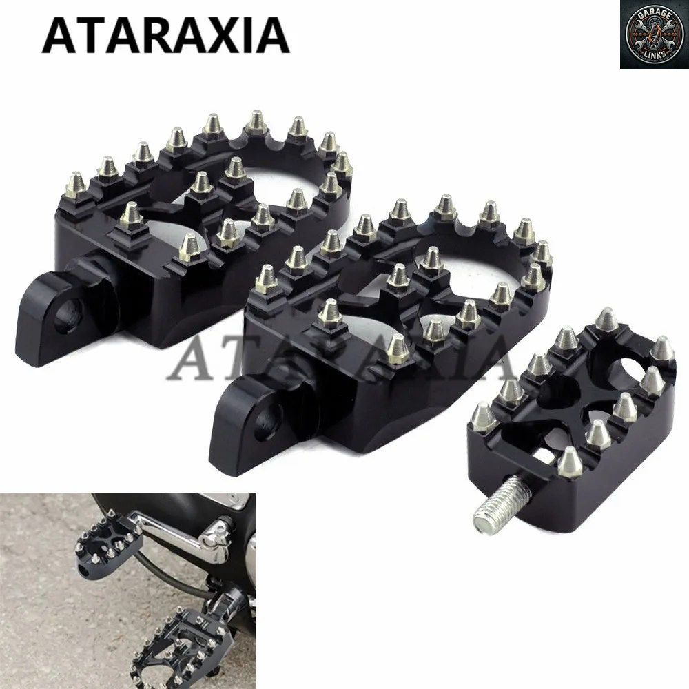 オートバイ用フットレスト、フットペグ、ギアシフト、ブレーキペダル、シフターペグ、ハーレーツーリング、ダイナ、ソフテイル、スポーツス