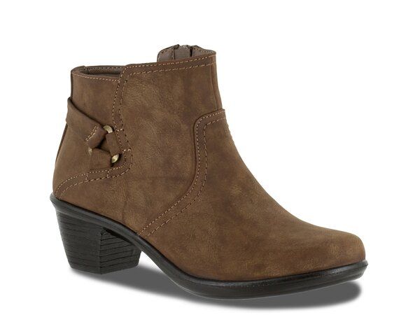 イージーストリート レディース シューズ ブーツ・レインブーツ Easy Street Dawnta Bootie Brown ブラウン